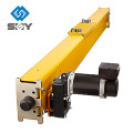 Yuntian single beam overhead crane 10 ton